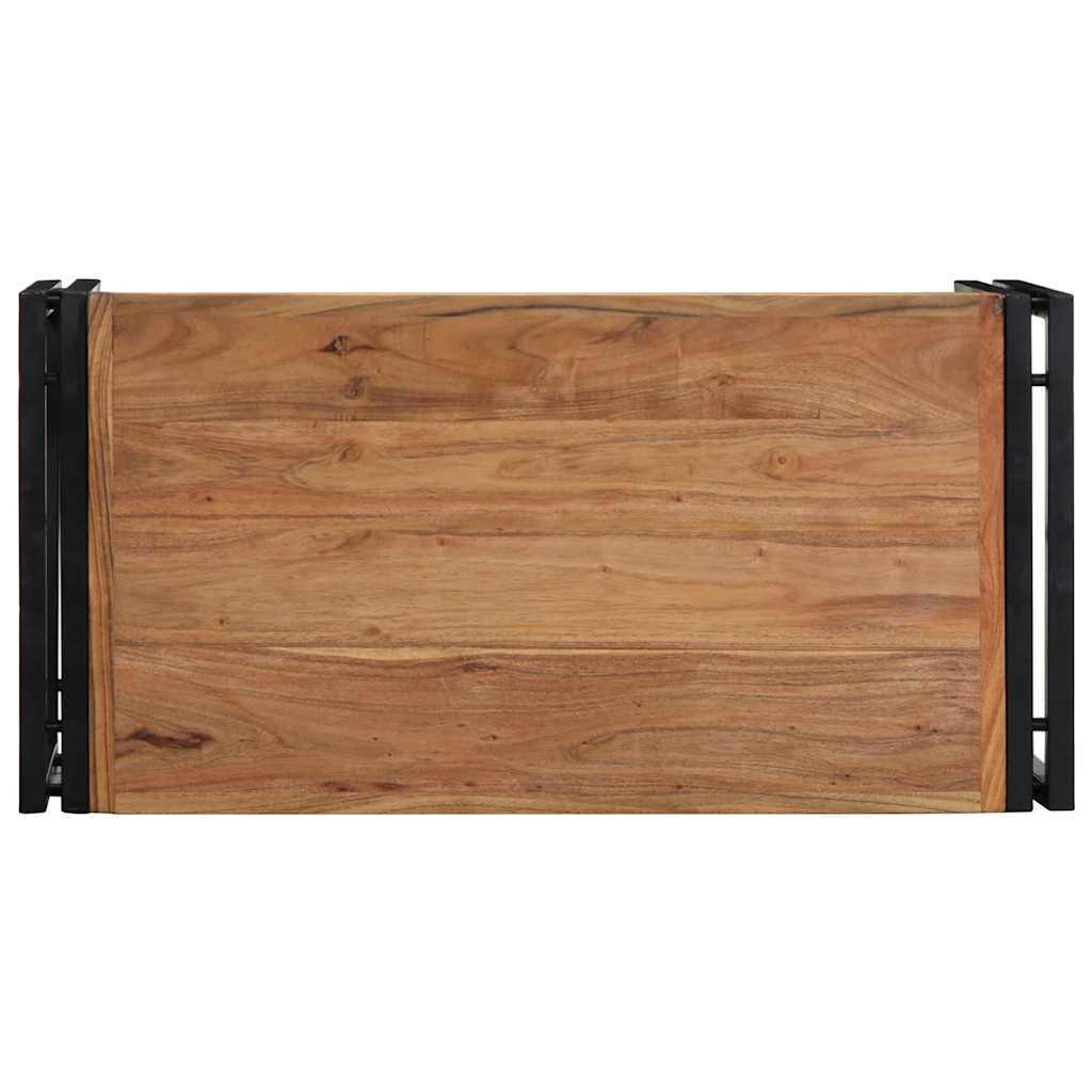 Coffee Table 80x40x35 cm Solid Wood Acacia